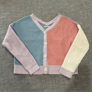 Moon & Madison Pastel Knit Cardigan